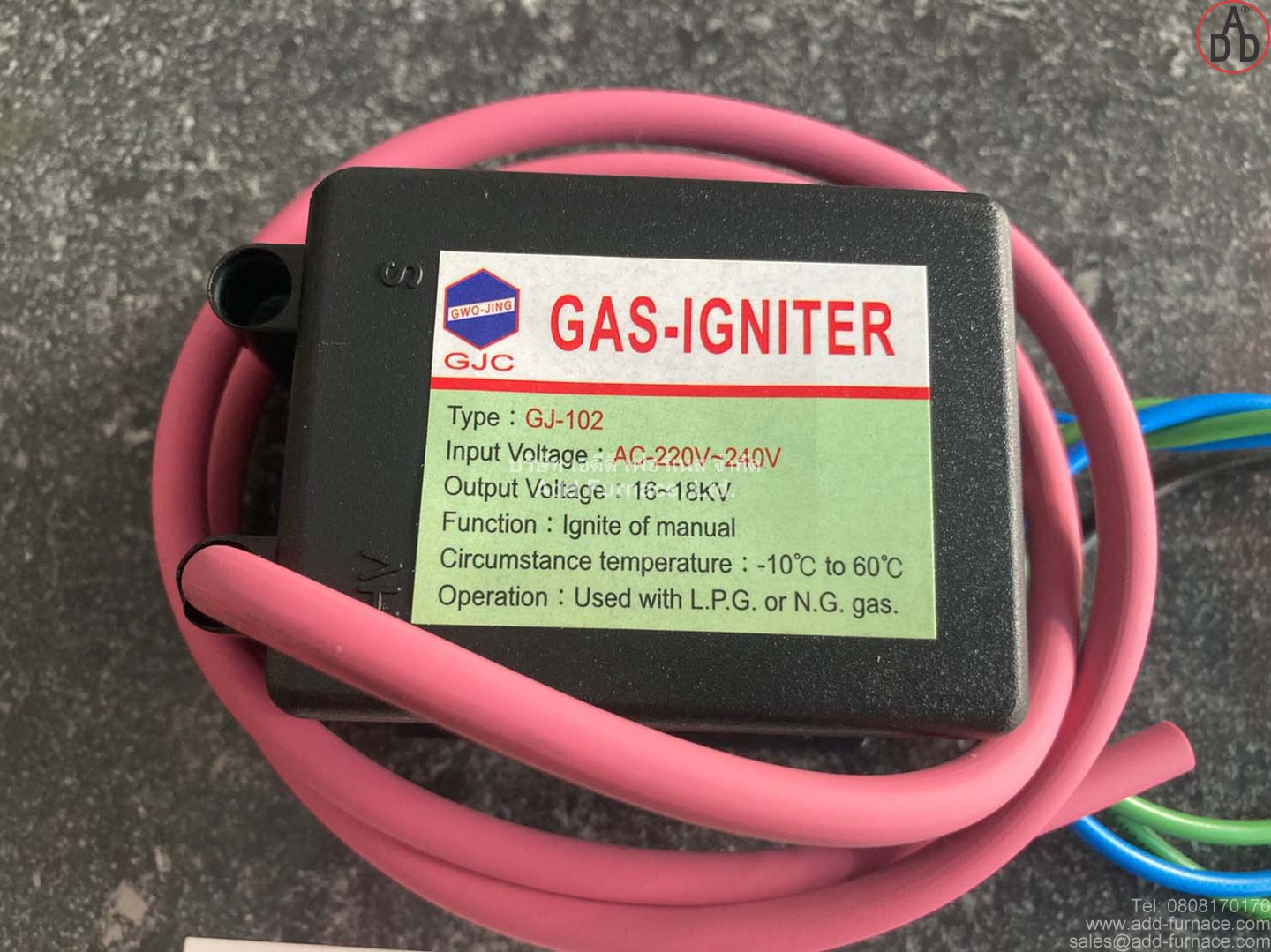 GAS-IGNITER Type:GJ-102 (2)